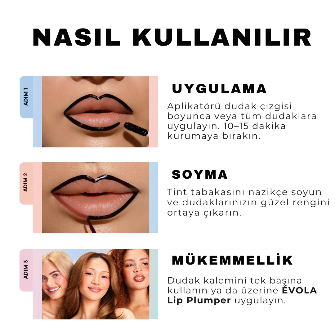 PEEL-OFF Lip Stain Soyulabilen Ruj